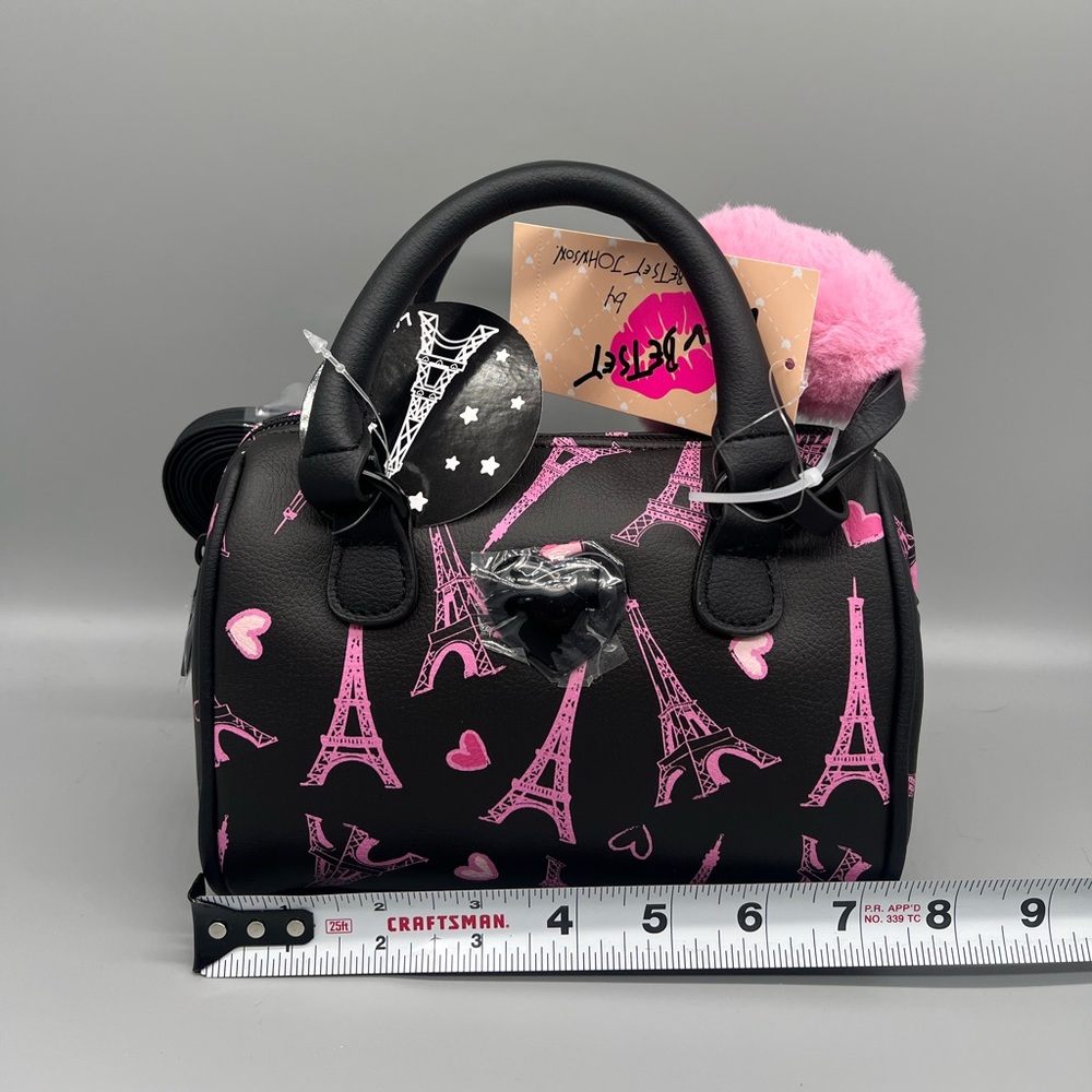 Betsey Johnson LBHARLEE crossbody purse - Picture 6 of 10